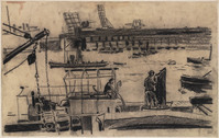 TdM B 065
<br/>
Havengezicht (Rotterdam)
<br/>
<em>Nijland, Dirk Hidde (1881-1955)</em>